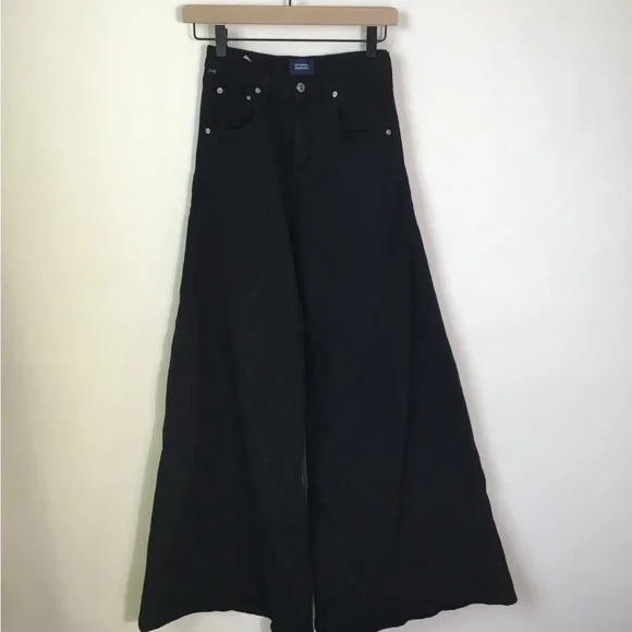 Citizens of Humanity Black Amari Ultra Flare Leg Jeans - Picture 4 of 8